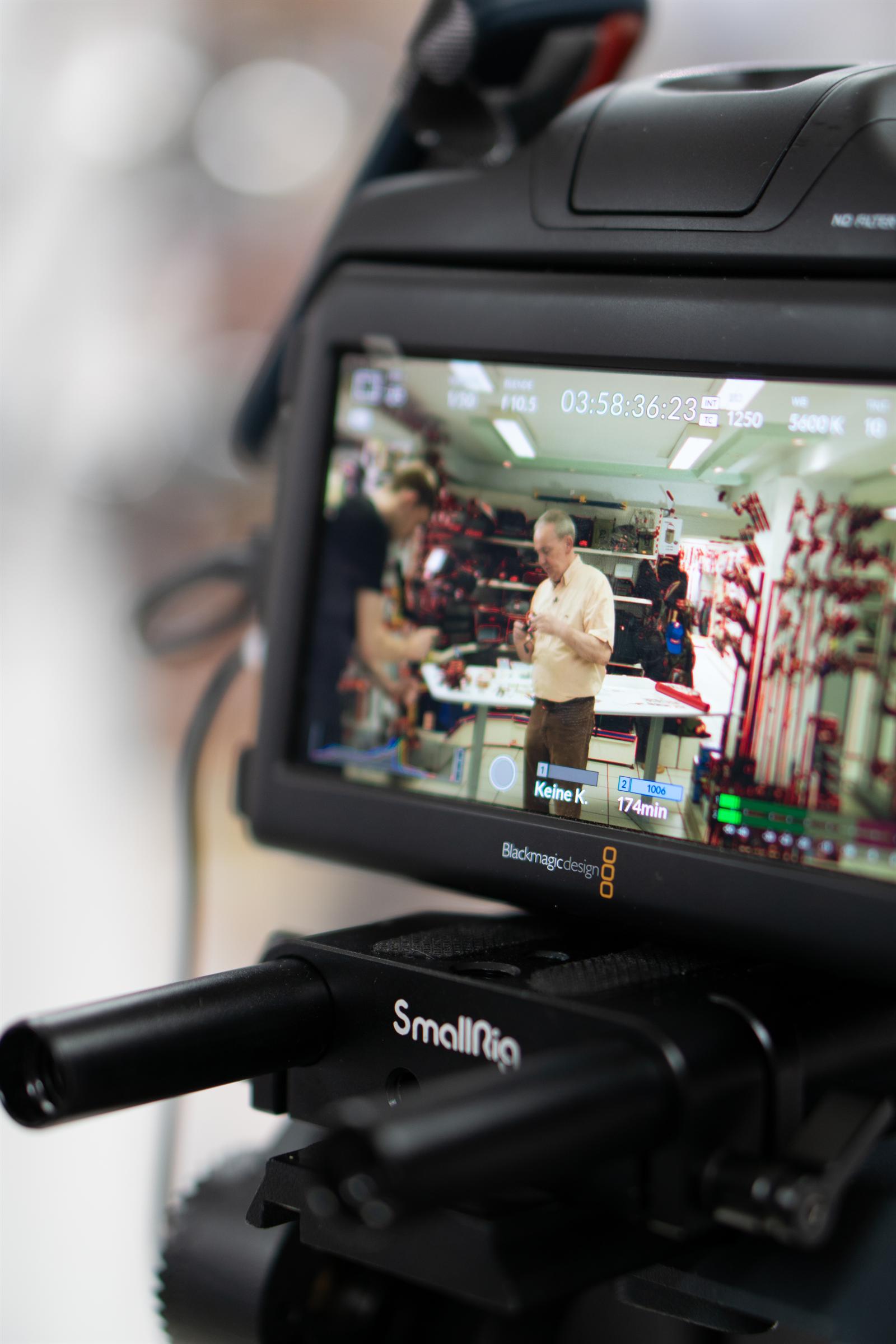 Behind the scenes Aufnahme 2